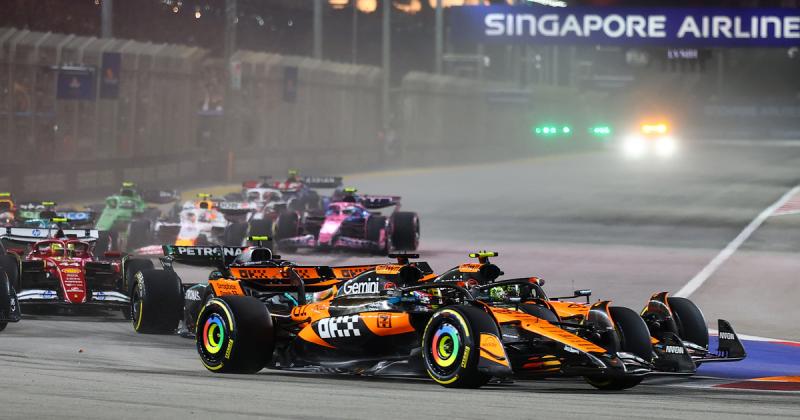 Norrisék Szingapúrban nem csaptak össze, és a McLaren sikeresen megőrizte világbajnoki címét.